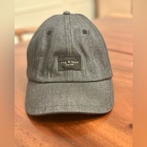 Rag & Bone Addison Denim Baseball cap